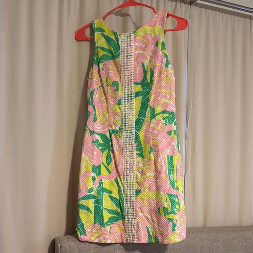 Lilly Pulitzer for Target Pink Sheath Dress Sleeveless Scoop Neck